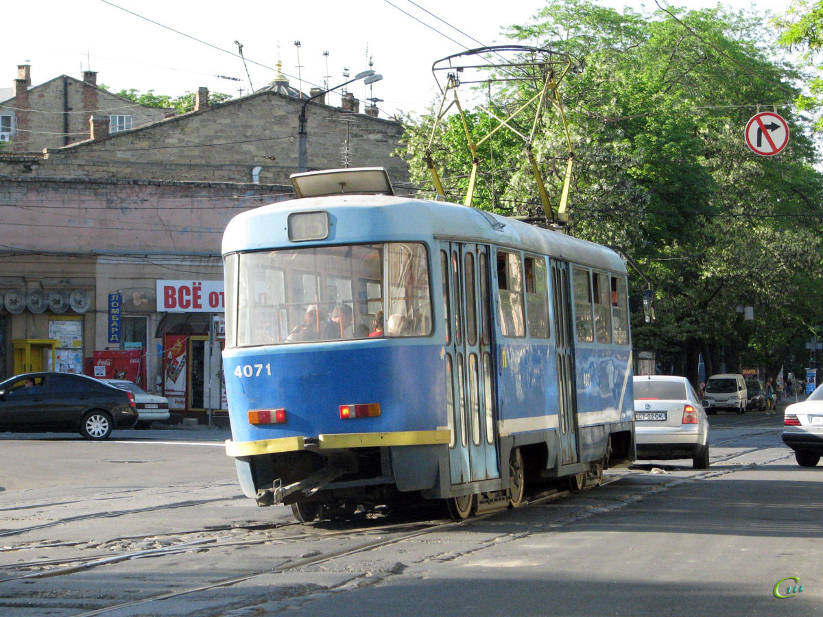 Одесса. Tatra T3R.P №4071