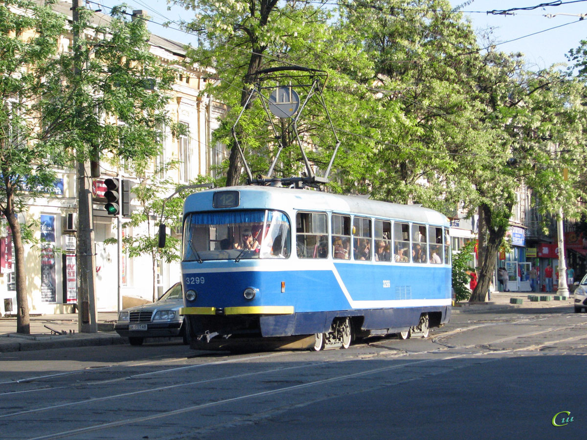 Одесса. Tatra T3R.P №3299