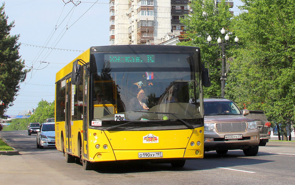 Хабаровск. МАЗ-206.067 о190ху