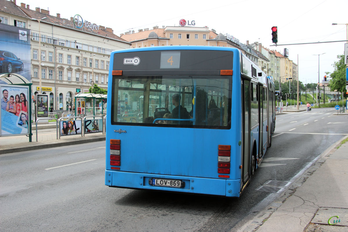 Будапешт. Van Hool AG300 LOV-869