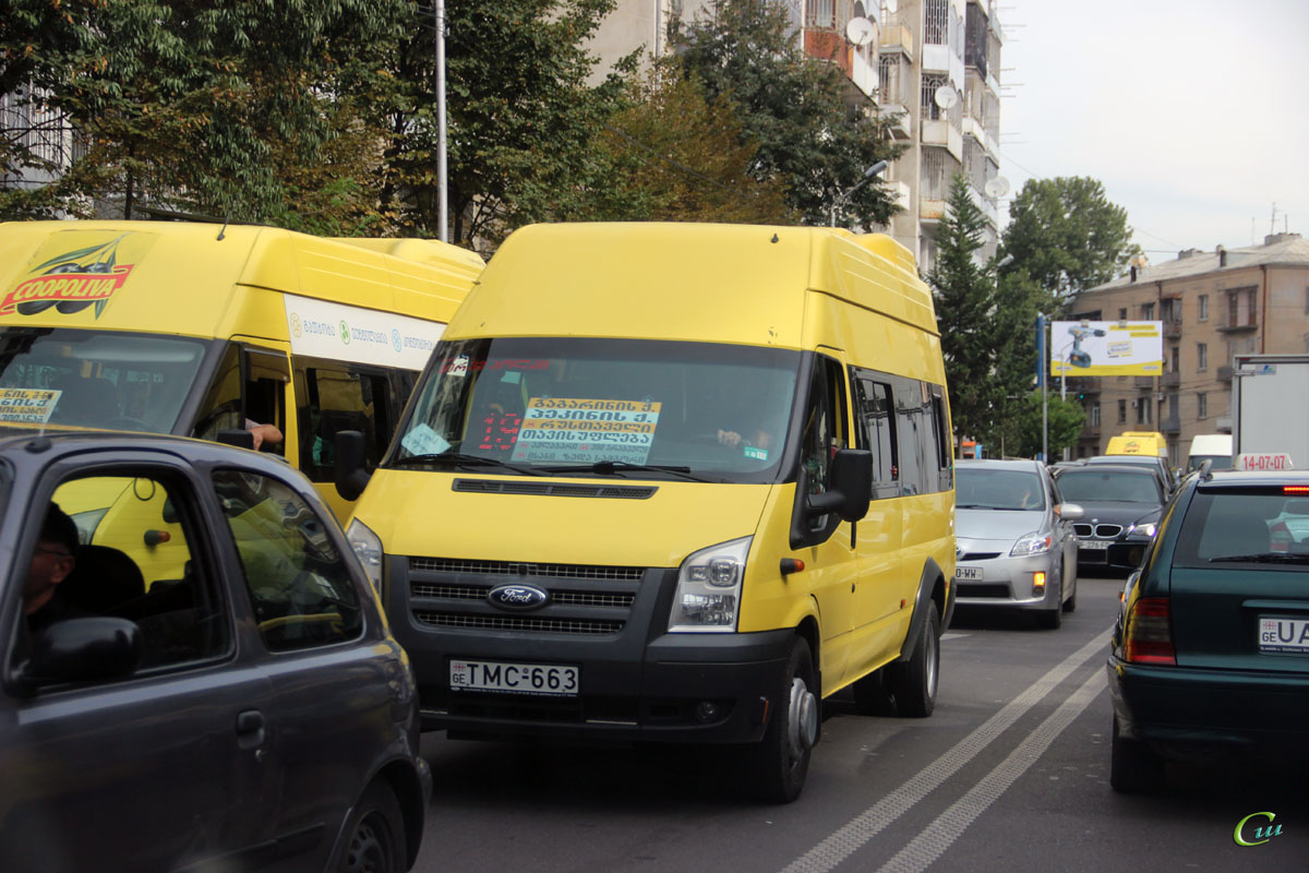 Тбилиси. Avestark (Ford Transit) TMC-663