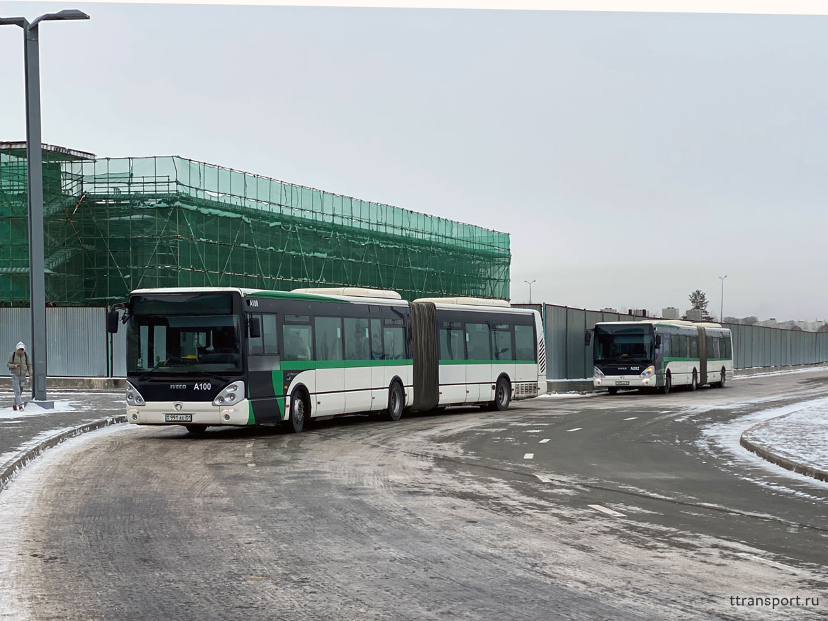 Астана. Irisbus Citelis 18M 975 AS 01, Irisbus Citelis 18M 991 AS 01