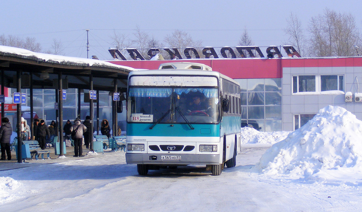 Хабаровск. Daewoo BS106 а565но