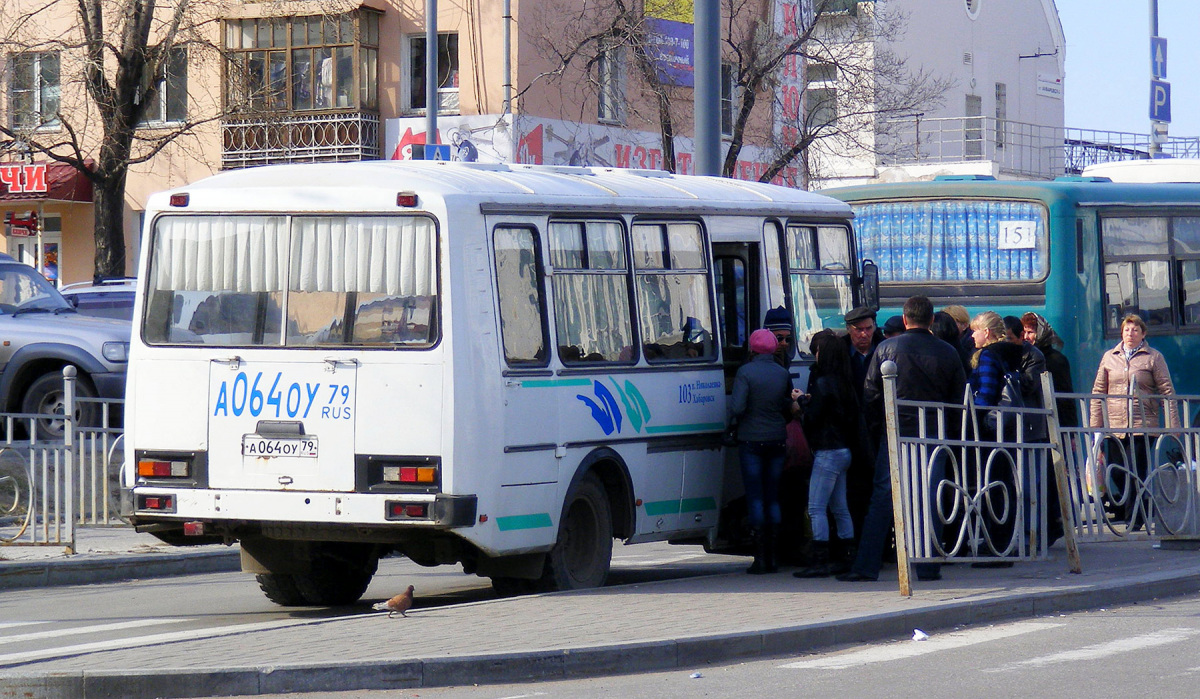 ПАЗ-3205-110 а064оу - Хабаровск - Фото №238590 - Твой Транспорт