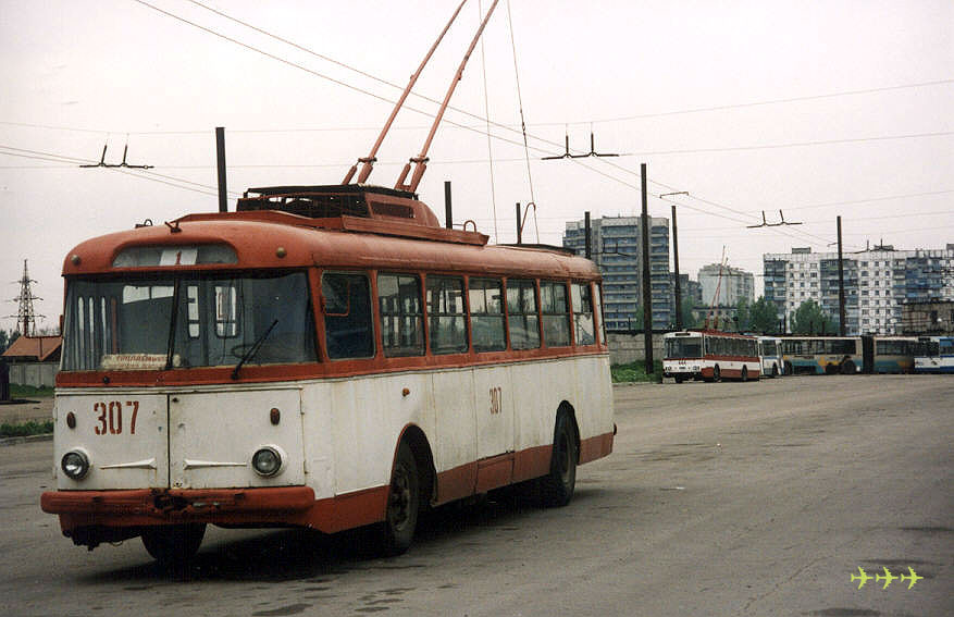 Мариуполь. Škoda 9TrH29 №307