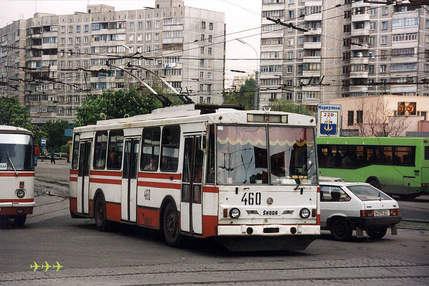 Мариуполь. Škoda 14Tr89/6 №460