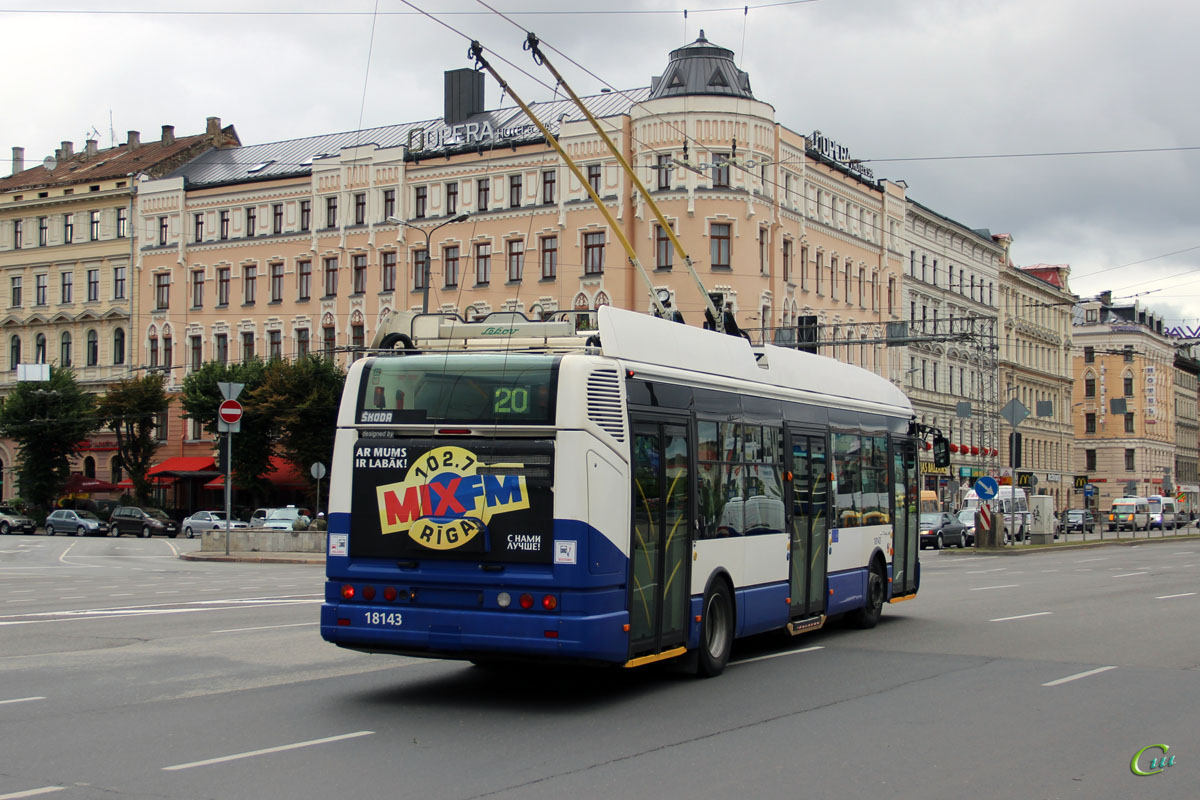 Рига. Škoda 24Tr Irisbus Citelis №18143