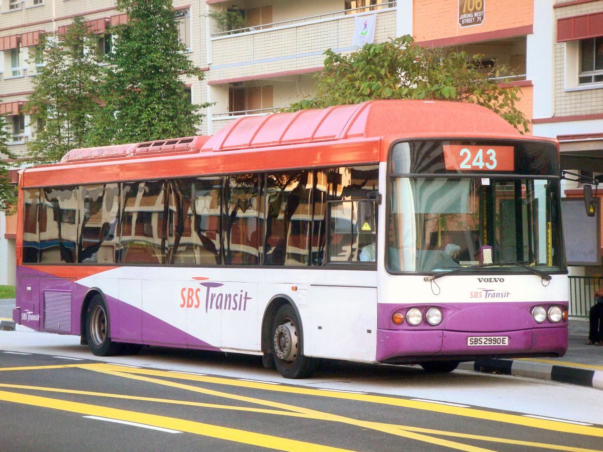 Автобус 960. SBS Transit. Volvo b206cb 69.