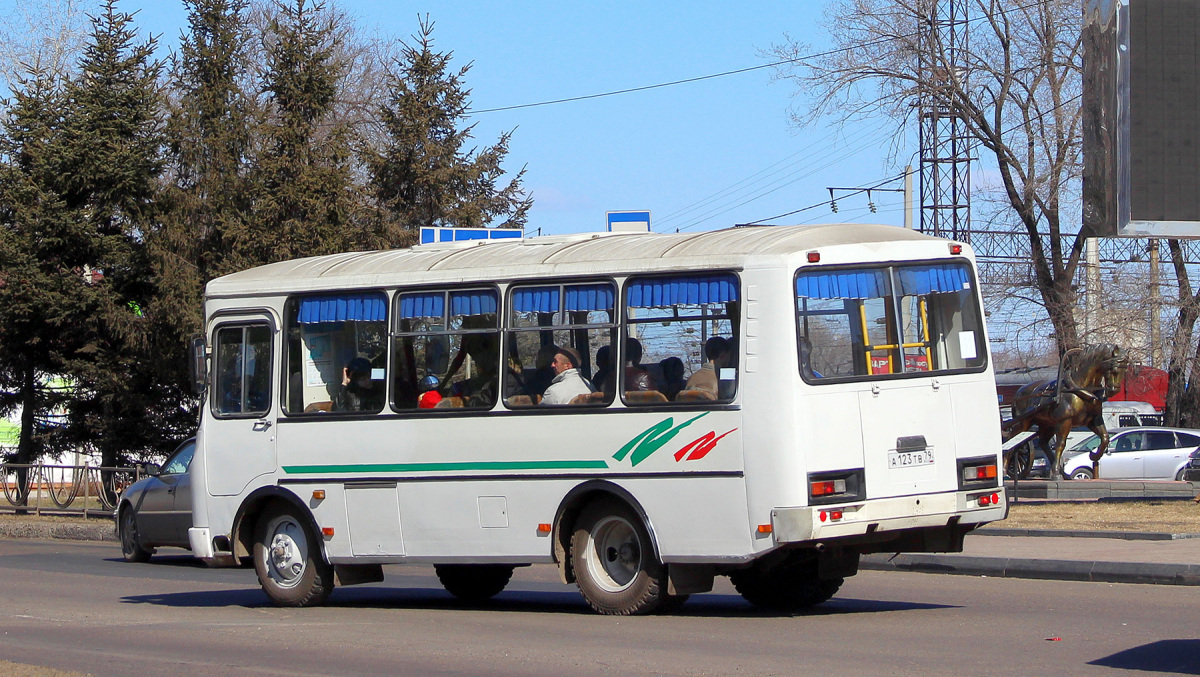 Биробиджан. ПАЗ-32054 а123тв