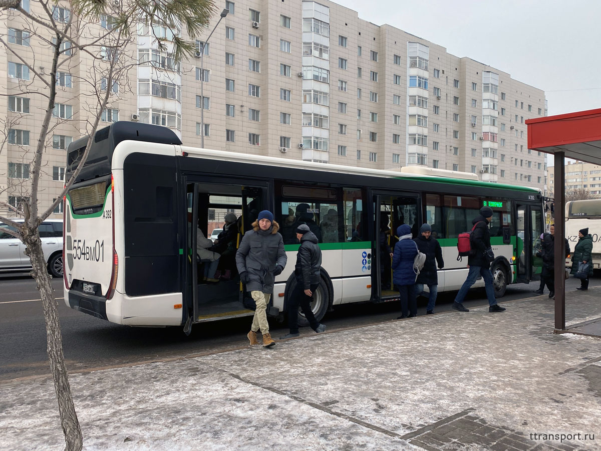 Астана. IVECO Urbanway 12M 554 BM 01