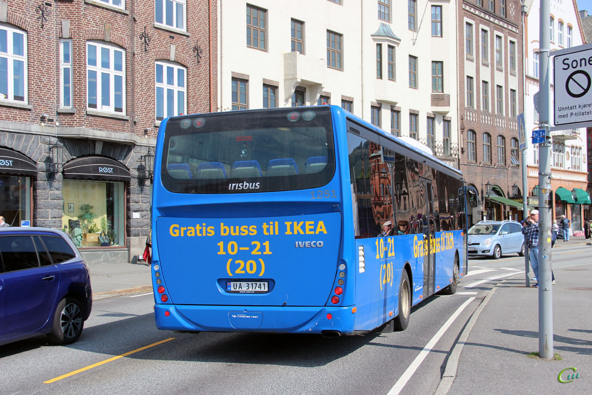 Берген. Irisbus Crossway LE 12M UA 31741