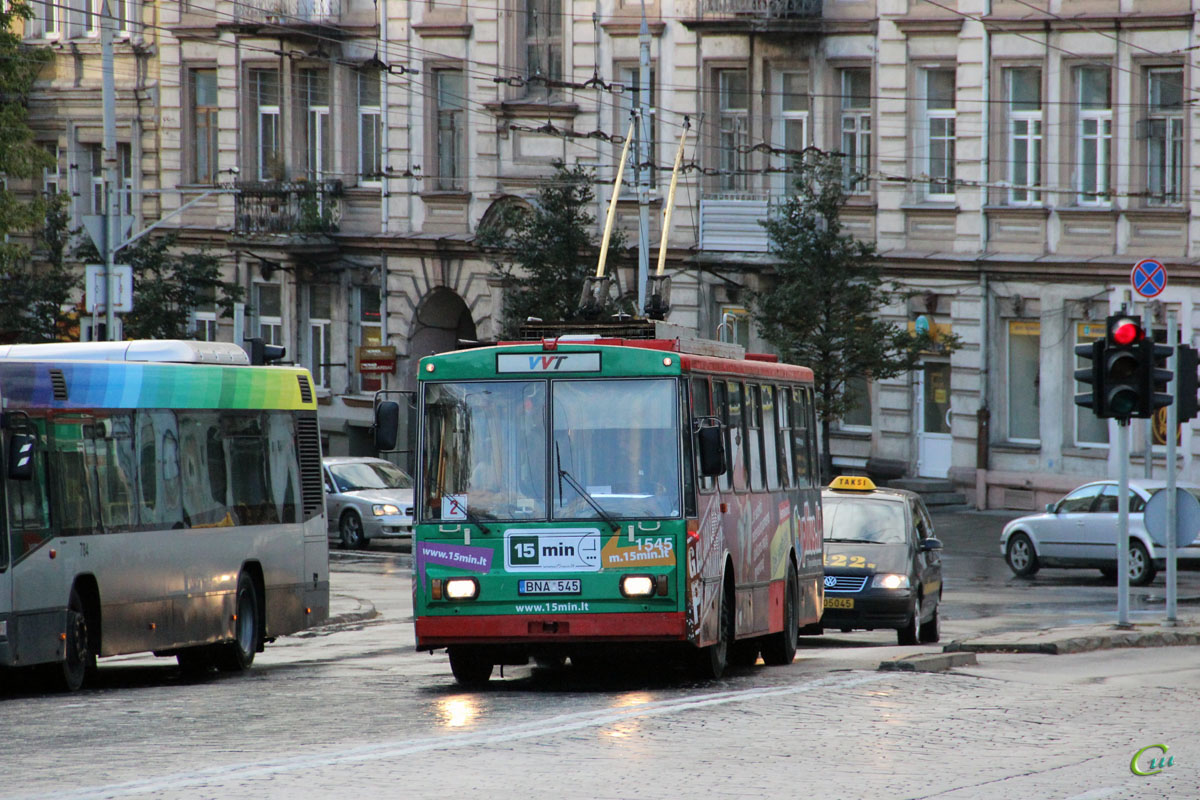 Вильнюс. Škoda 14Tr89/6 №1545