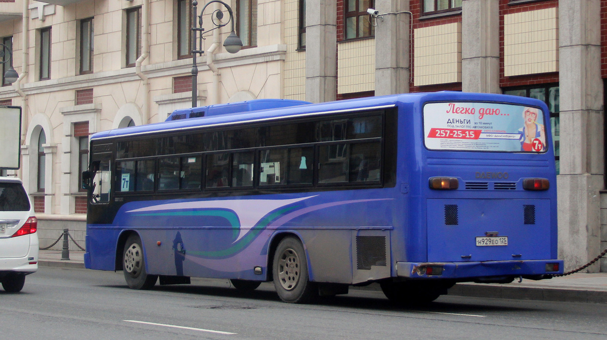 Владивосток. Daewoo BS106 н929ео