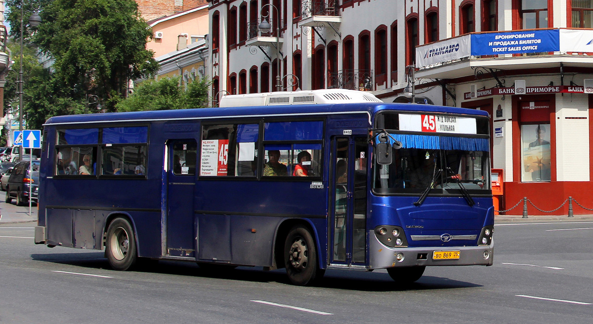 Daewoo BS106 во869 - Владивосток - Фото №243611 - Твой Транспорт