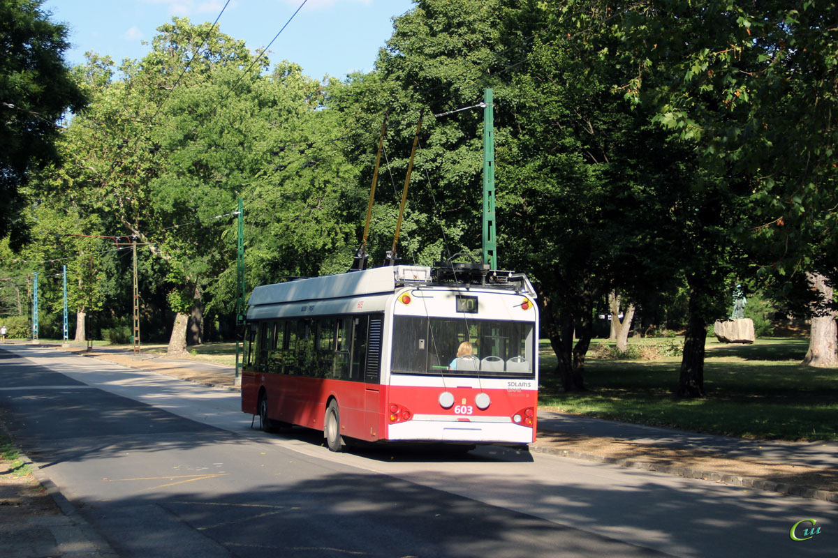 Будапешт. Solaris Trollino 12B №603
