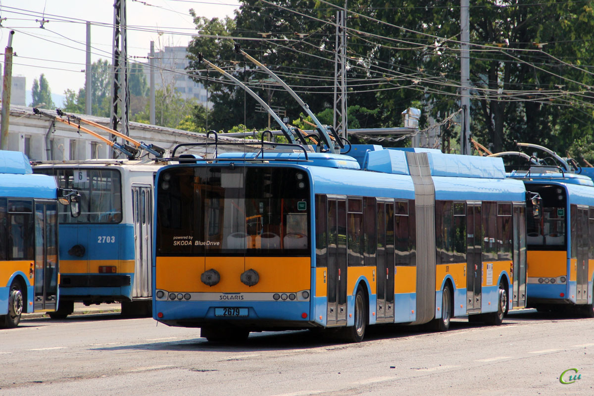 София. Škoda 27Tr Solaris №2679, Ikarus 280.92 №2703