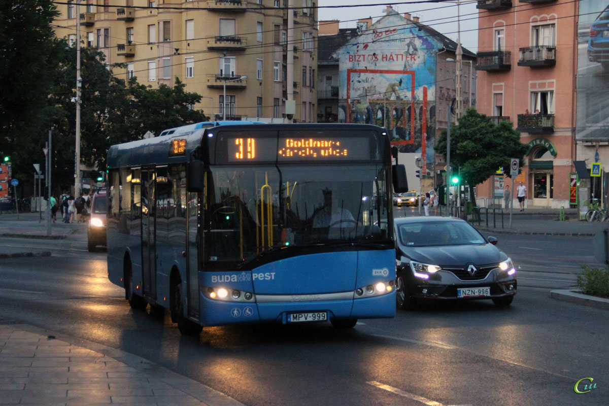Будапешт. Solaris Urbino 10 MPV-999