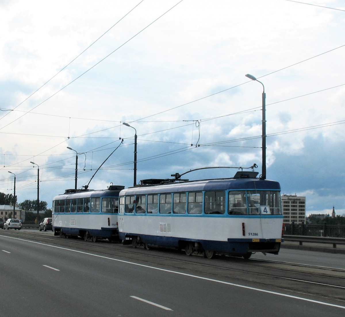 Рига. Tatra T3A №51275, Tatra T3A №51286
