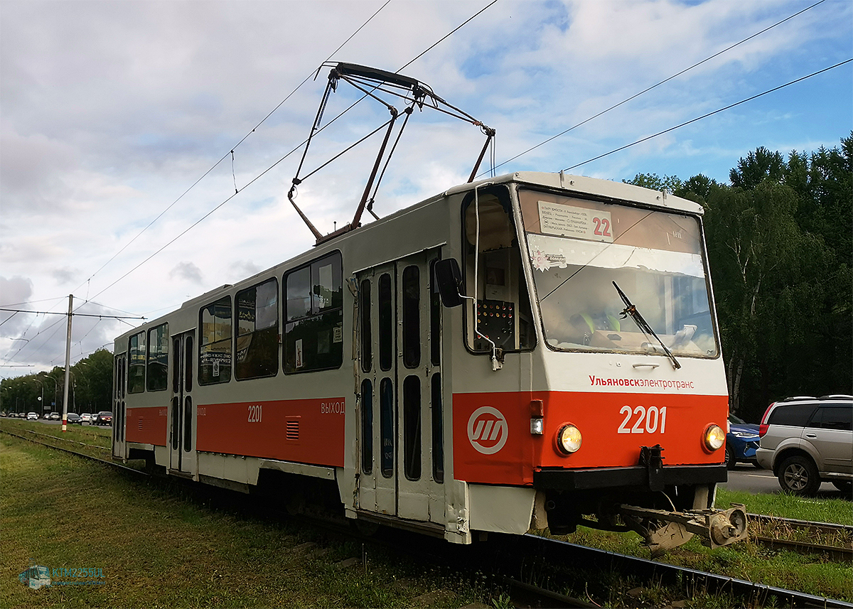 Ульяновск. Tatra T6B5 (Tatra T3M) №2201