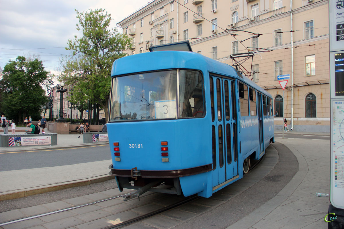 Москва. Tatra T3 (МТТЧ) №30181