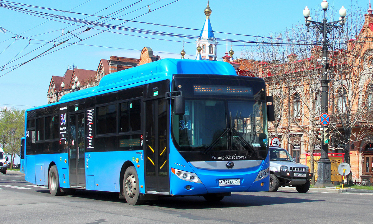 Yutong ZK6118HGA р724ео - Хабаровск - Фото №251274 - Твой Транспорт