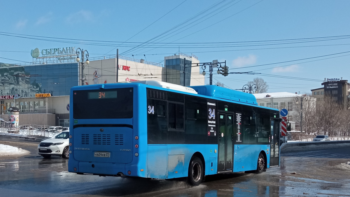 Yutong ZK6118HGA о634кв - Хабаровск - Фото №251301 - Твой Транспорт