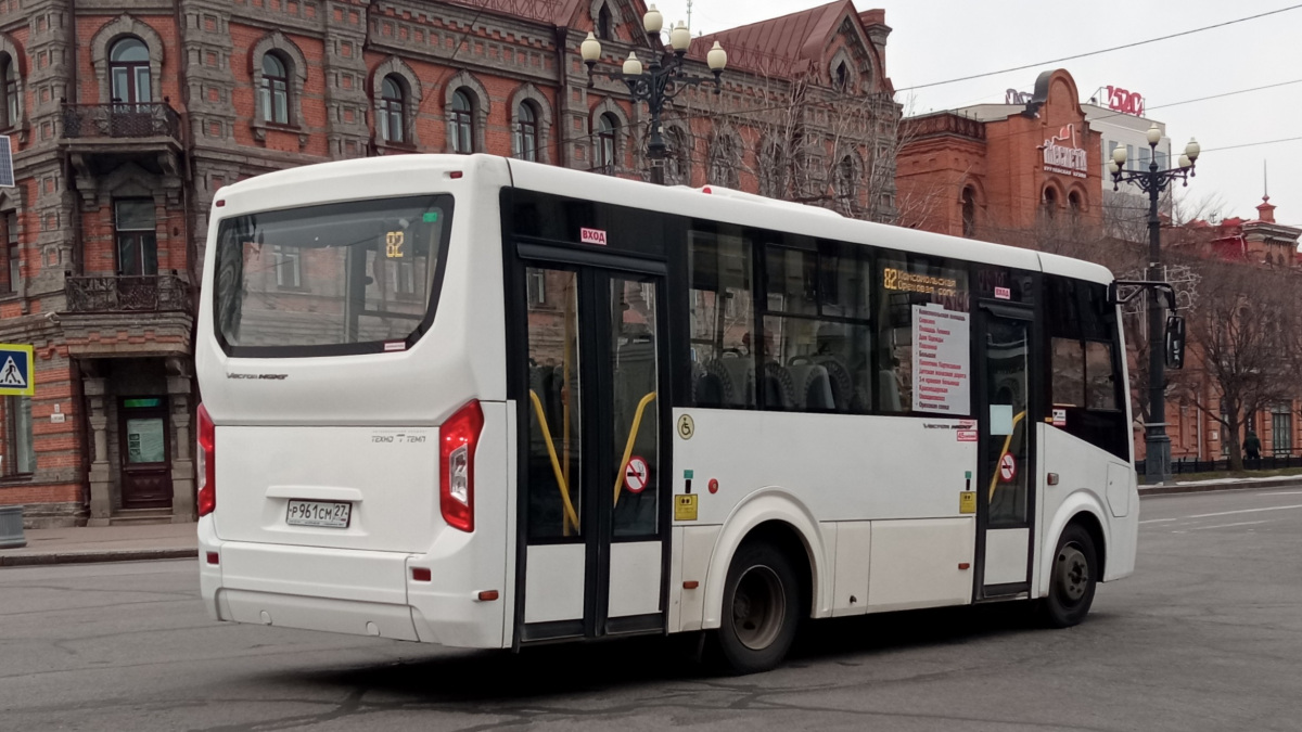 Хабаровск. ПАЗ-320435-04 Vector Next р961см