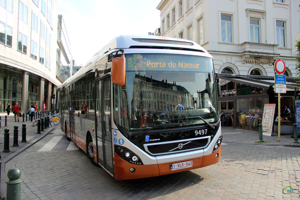 Брюссель. Volvo 7900 Hybrid 1-VLK-043