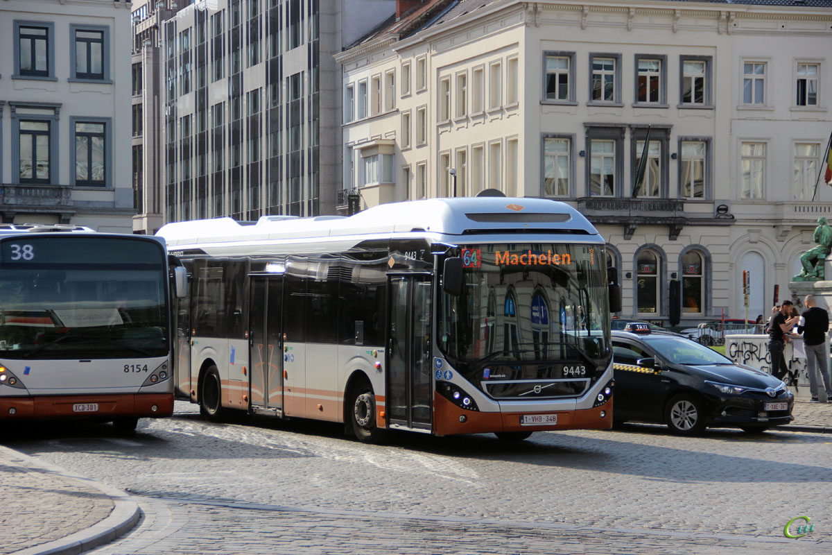 Брюссель. Volvo 7900 Hybrid 1-VHB-348