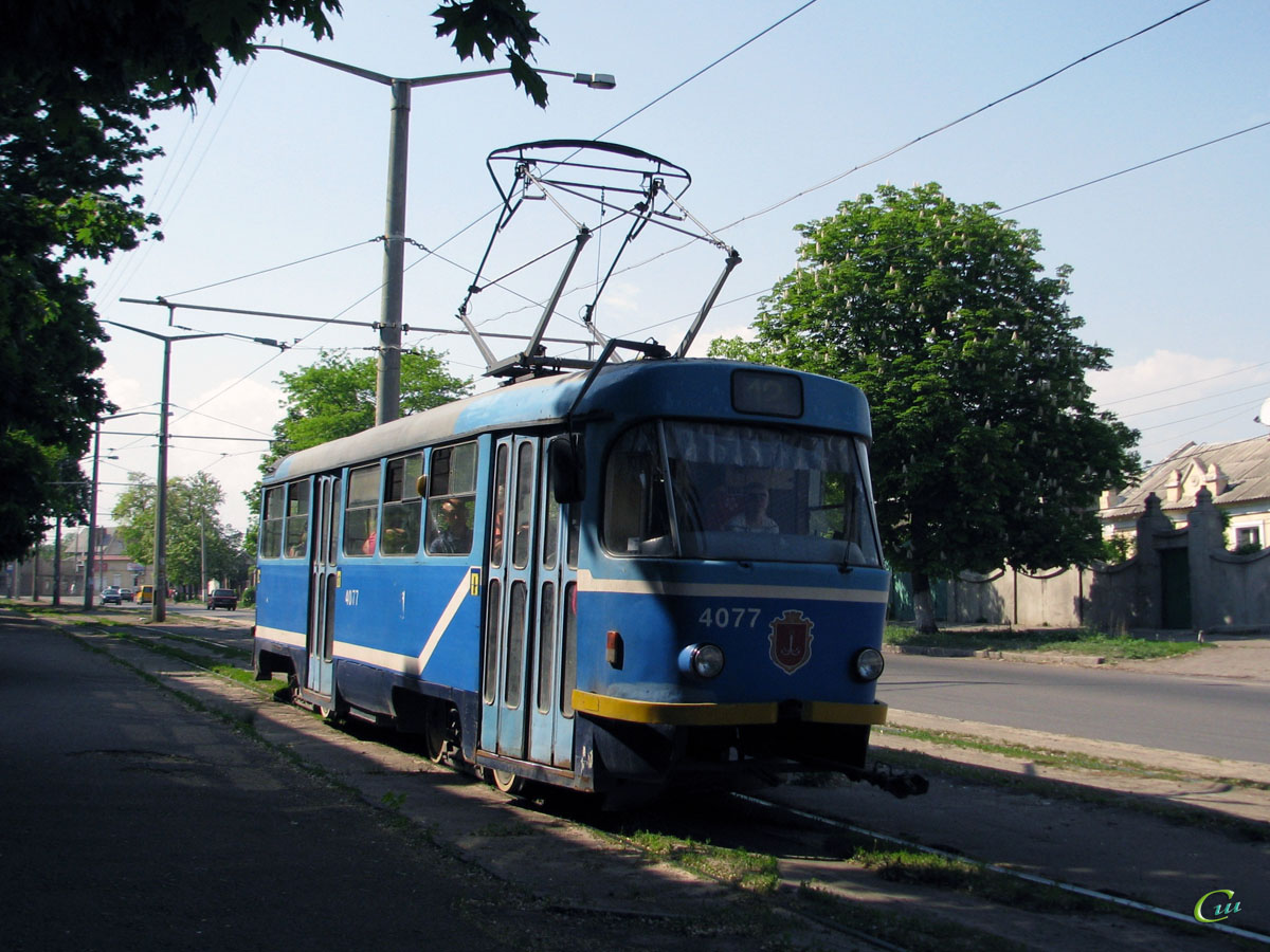 Одесса. Tatra T3R.P №4077