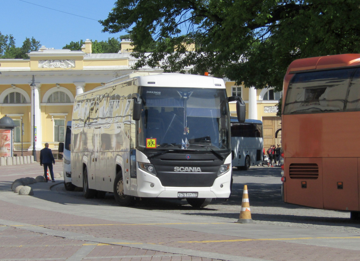 Санкт-Петербург. Scania Touring HD (Higer A80T) х761тр