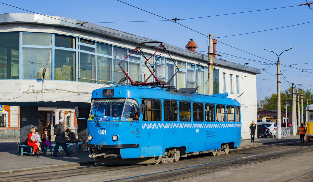 Барнаул. Tatra T3 (МТТЧ) №1051