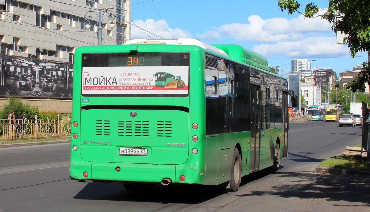 Yutong ZK6118HGA н089хх - Хабаровск - Фото №258858 - Твой Транспорт