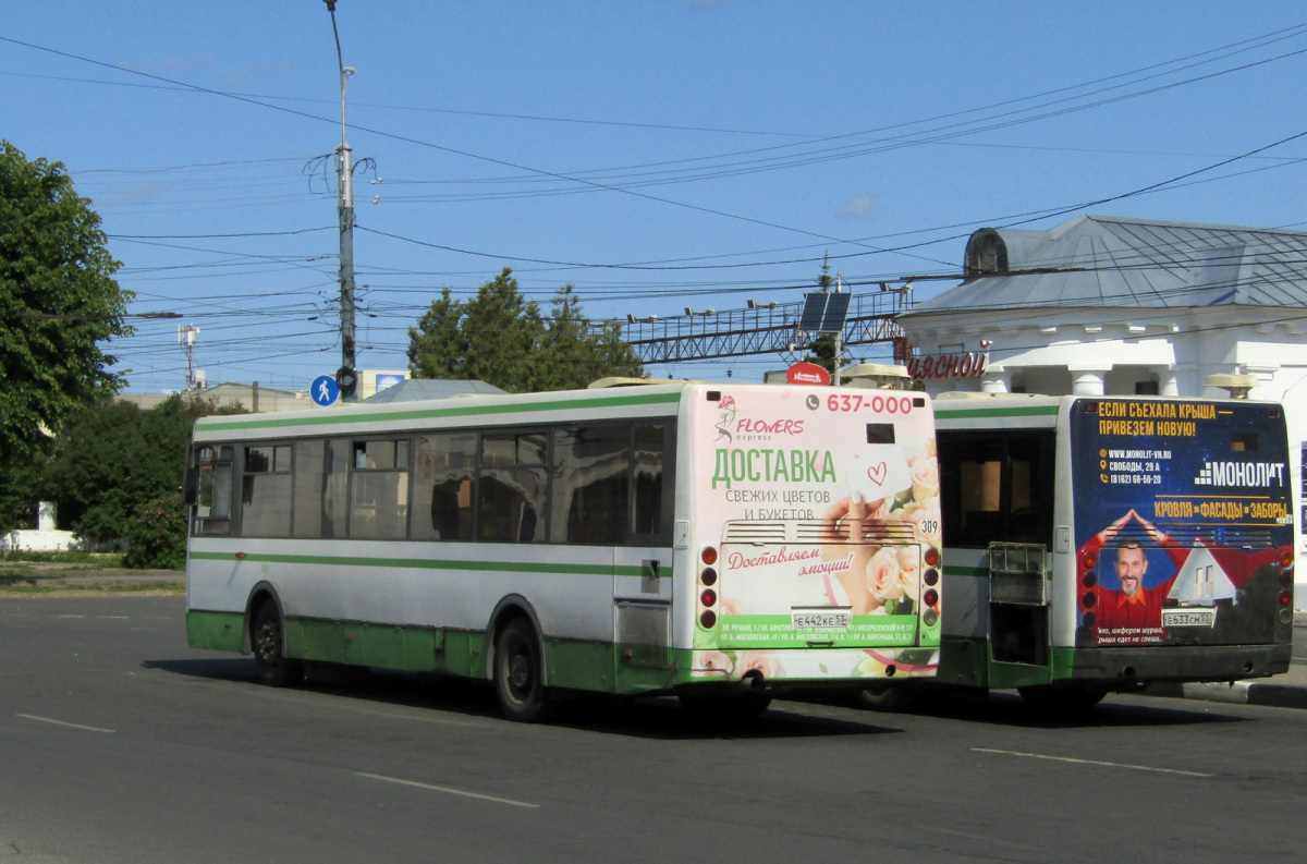 Великий Новгород. ЛиАЗ-5256.53 е633см, ЛиАЗ-5256.53 е442ке