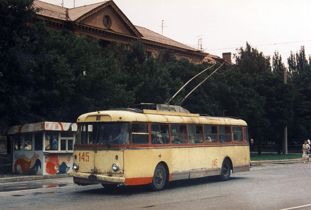 Škoda 9Tr №145 - Горловка - Фото №259635 - Твой Транспорт