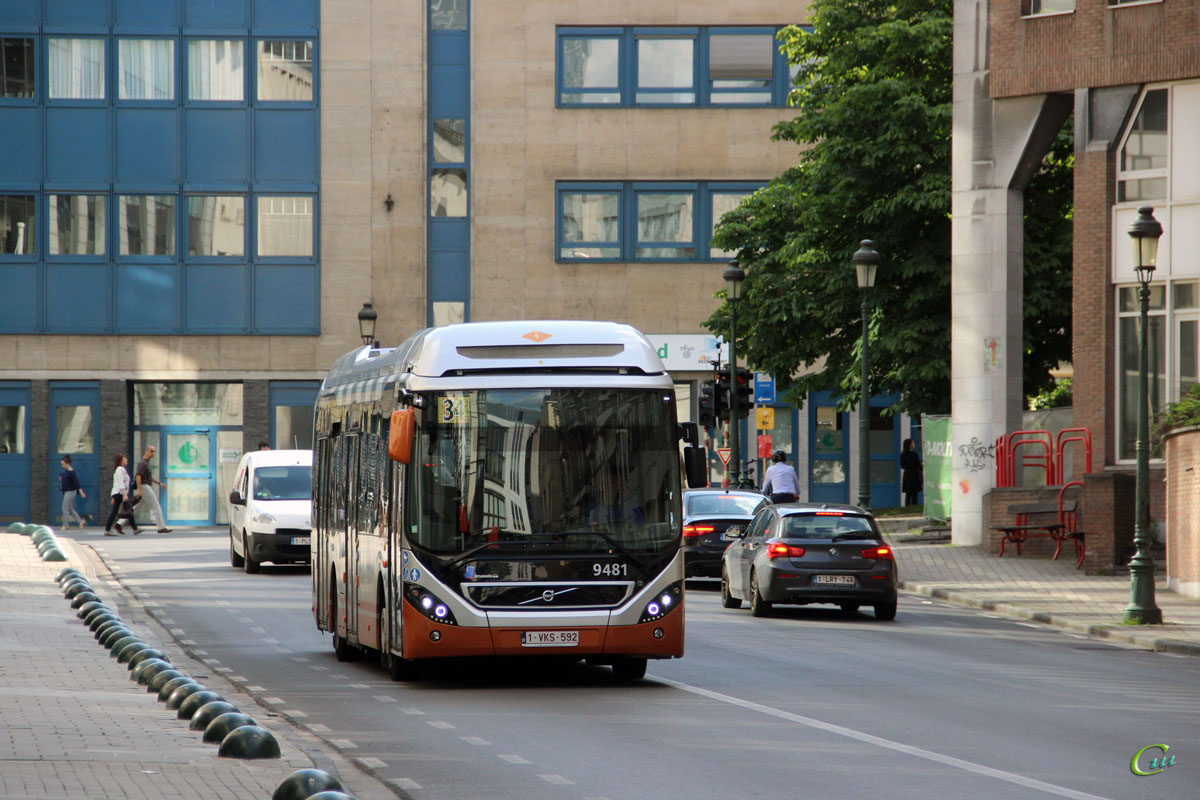 Брюссель. Volvo 7900 Hybrid 1-VKS-592