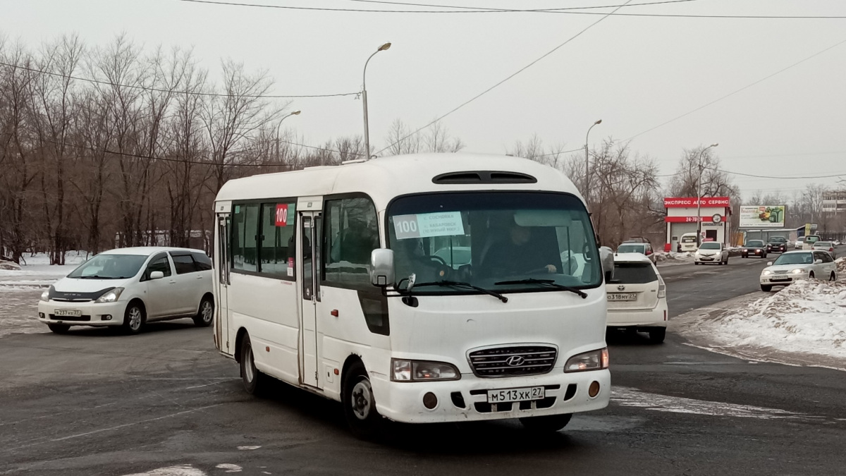 Хабаровск. Hyundai County Kuzbass м513хк