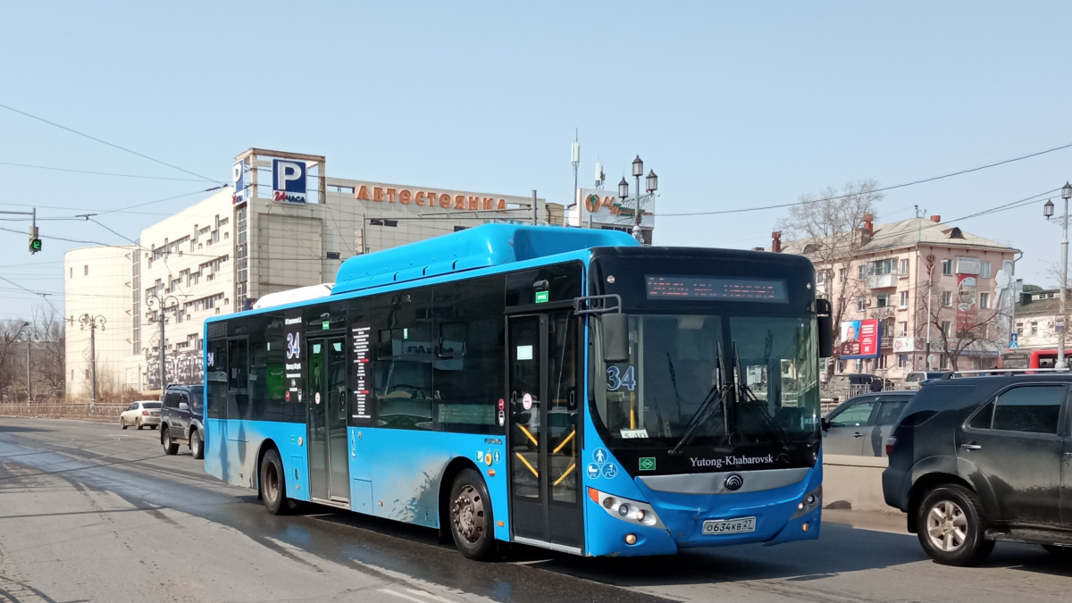 Yutong ZK6118HGA о634кв - Хабаровск - Фото №261970 - Твой Транспорт