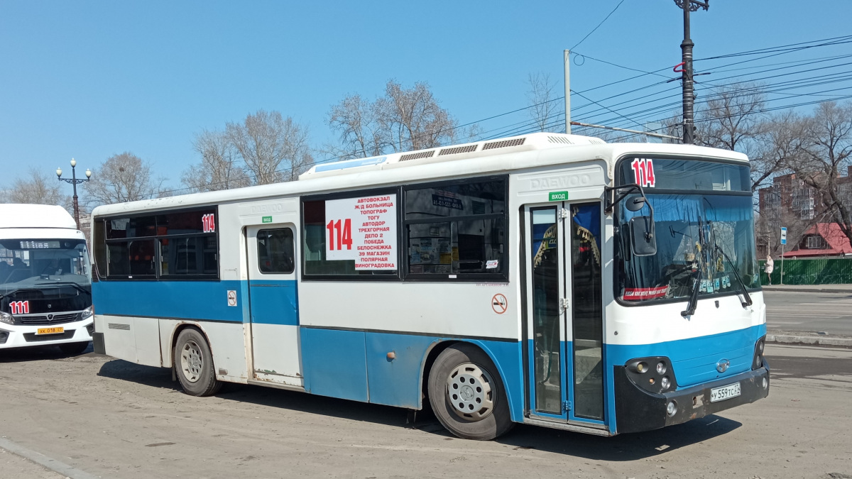 Daewoo BS106 у559тс - Хабаровск - Фото №262009 - Твой Транспорт