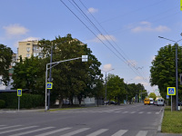 Нальчик. Троллейбусная контактная сеть на проспекте Шогенцукова