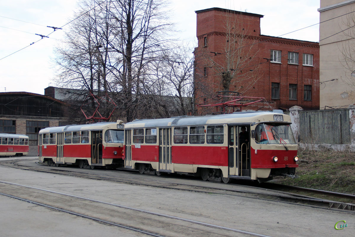 Екатеринбург. Tatra T3SU №181, Tatra T3SU №501