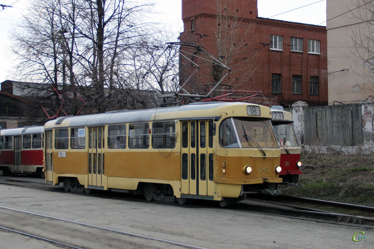 Екатеринбург. Tatra T3SU №605