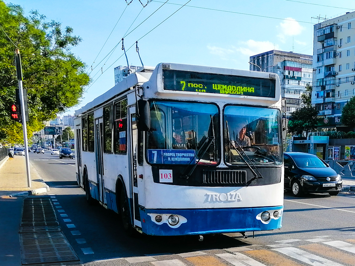 ЗиУ-682Г-016.02 (ЗиУ-682Г0М) № 103 - Новороссийск, троллейбус - Твой  Транспорт