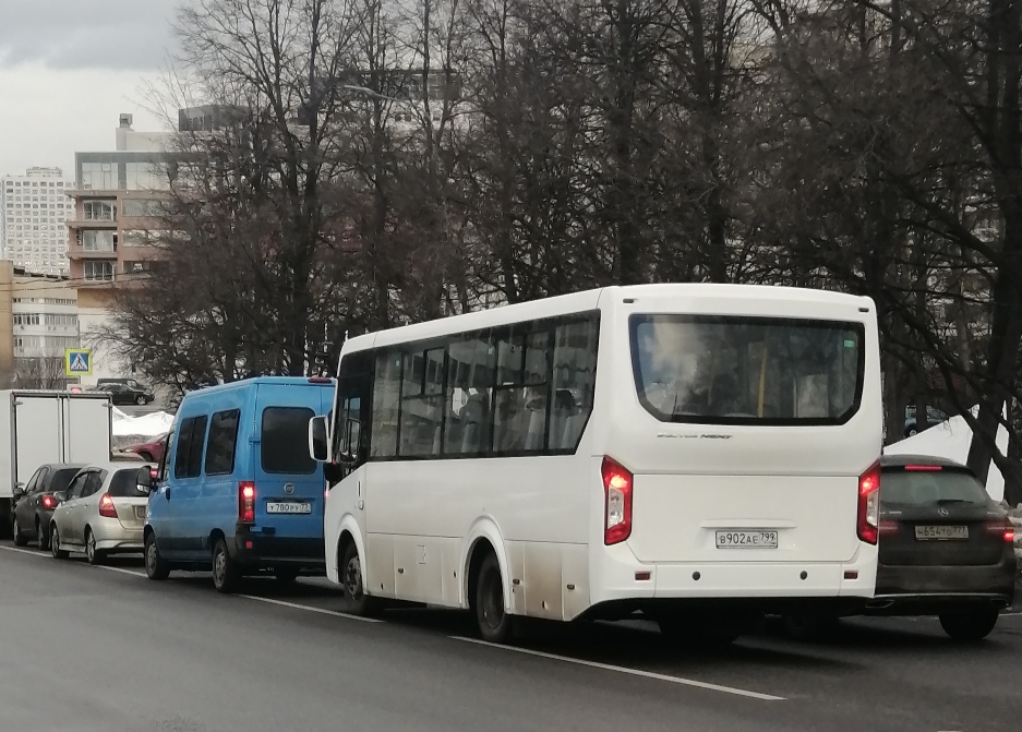 Москва. ПАЗ-320405-04 Vector Next в902ае, Sollers-Bus (FIAT Ducato 244) у780ру