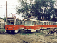 Днепр. 71-605А (КТМ-5А) №1503, Tatra T3 (двухдверная) №1135, Tatra T3 (двухдверная) №1136