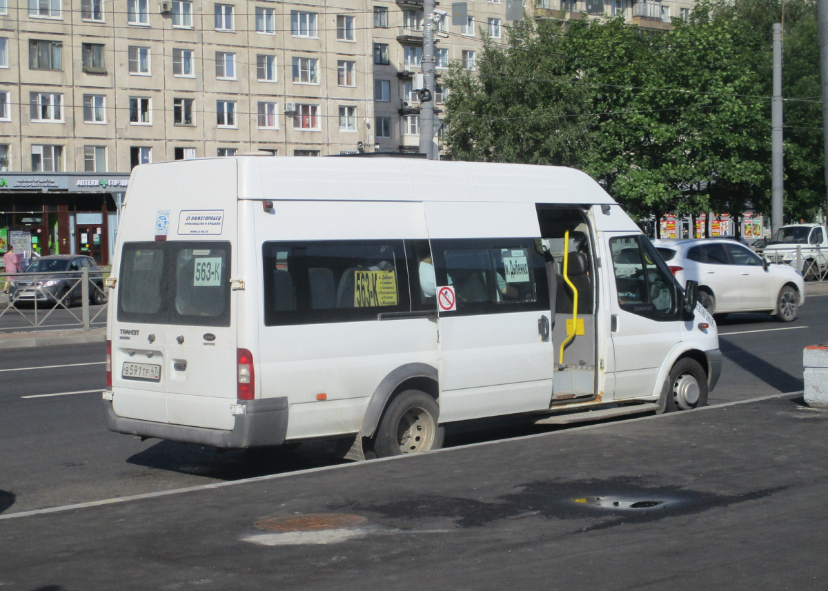 Санкт-Петербург. Нижегородец-2227 (Ford Transit) в591тр