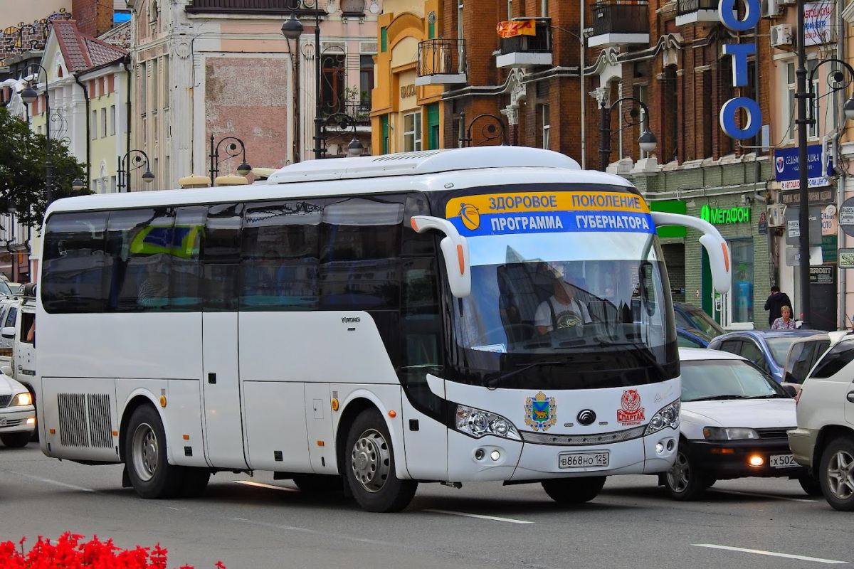 Yutong ZK6938HB9 в868но - Владивосток - Фото №267528 - Твой Транспорт