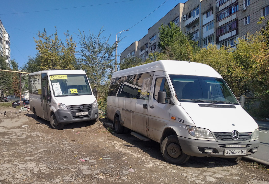 Луидор-223203 (Mercedes-Benz Sprinter) а760нн, ГАЗ-A64R42 ГАЗель Next  в696не - Саратов - Фото №269322 - Твой Транспорт