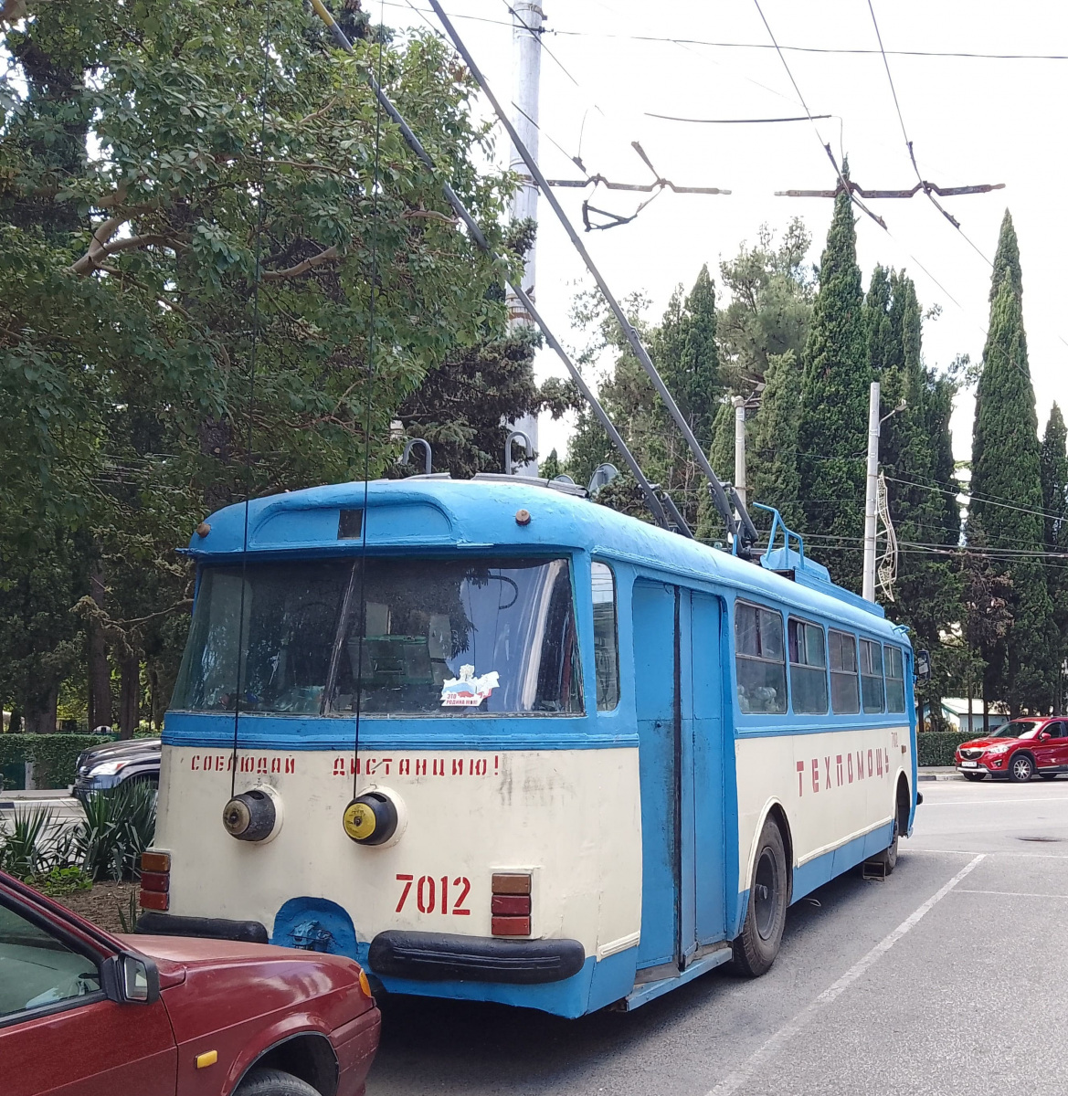 Škoda 9TrH27 №7012 - Алушта - Фото №269976 - Твой Транспорт