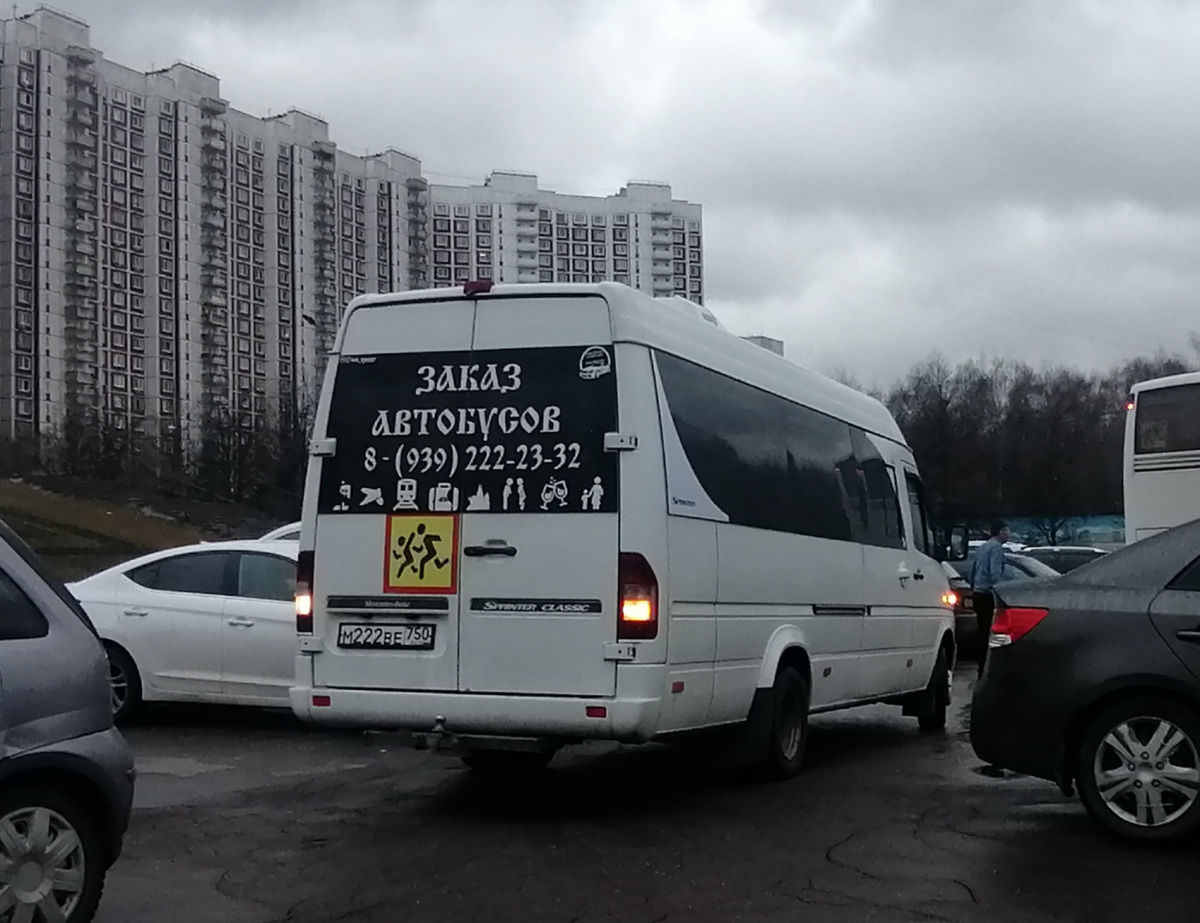 Москва. Луидор-223203 (Mercedes-Benz Sprinter) м222ве